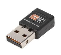 KIMISS Adattatore WiFi USB a Doppia Banda AC600, Scheda Wireless da 600 Mbps, PC Desktop Dongle Plug and WiFi, Supporto Frequenze da 2,4 GHz e 5 GHz, Fit 10/8/7/XP,