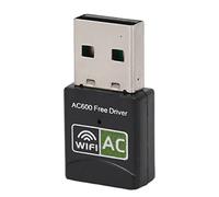 KIMISS Adattatore WiFi USB Adattatore di Rete Wireless Dual Band da 600 Mbps per Laptop e Desktop, Supporta la modalità AP, IEEE 802.11g, Plug and Play, connettività 2.4G/5.8G