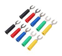 KIMISS Adatto per J.20019 da Forma a U da 6 Mm a Spina a Banana - Spina a Banana di Tipo Y Resistente Alle Alte Pressioni con Jack da 4 Mm per Applicazioni Elettroniche e Industriali