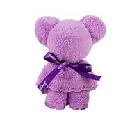 KIMISS Adorabile Asciugamano a Forma di Orsetto con Borsa - Ideale per la Festa della Mamma, la Laurea o Divertenti attività Durante le Vacanze - Asciugamani Versatili per Mani e Viso per la Casa e