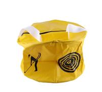 KIMISS Aiuti di Allenamento Swing Smash Contact Power Golfer Pratica Bag Blac (Yellow)
