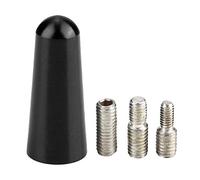 KIMISS Antenna dell'auto della lega di alluminio di 3cm / 1.2in, adattatore dell'antenna di breve durata del tetto dell'automobile per vari modelli