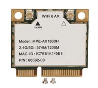 KIMISS AX1800H Wireless PCIE WiFi 6 Adapter, Dual Band 2,4 GHz 5GHz, 5.2, Supporto 10/11, Laptop WiFi da 1200 Mbps Ad Alta velocità