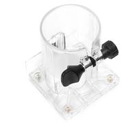 KIMISS Base in Plastica Trasparente del Router Trimmer in Legno - Materiale PC Premium con Manopola Regolabile per Precisione Migliorata - Opzioni Standard e Ispessite Disponibili (Stile ispessito)