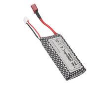 KIMISS Batteria Lipo 2S 1600mAh per Auto RC Compatibile con HBX 3101a 3100a 2996a 2997a - Batteria Al Litio Leggera con Spina a T