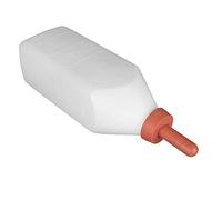 KIMISS Biberon Portatile da 4 Litri per Latte per Vitelli con Tettarella Staccabile - Strumento Infermieristico Ideale per Bovini e Bestiame