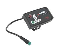 KIMISS Bicicletta Elettrica LED, Pannello di Modifica Display 790 Elettrica Display Misuratore di Potenza con Impermeabile 5p Spina Maschio per 22,2mm Manubrio 48V (36V)