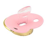 KIMISS Bling Baby Ciucatore, per 6-18 Mesi Integrato Ciuccanti Neonati BPA Silicone Morbidi Ciucini, Dimori di Rilievo Denti da Denti da Dimora per il Sonno i Giocattoli (PINK)