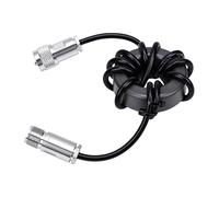KIMISS Bobina Choke a Radiofrequenza 1:1, Balun di Corrente per Antenna HF | Riduce al minimo le interferenze, elevata capacità di potenza, cavo RG58