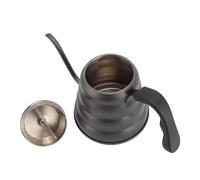 KIMISS Bollitore per caffè Pentola a Collo di Cigno in Acciaio Inossidabile da 1200 Ml con Termometro - Ideale per Piani Cottura a Induzione e Preparazione Precisa della Birra