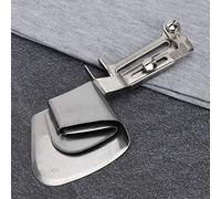 KIMISS Bordatore Universale per Macchina da Cucire, Piedino per Punto Annodato, Accessorio per Bordare l'orlo Arrotolato, per Cucito Industriale Domestico, Accessori Efficienti (4 cm)