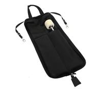 KIMISS Borsa di Stoccaggio del Tamburo Irin, Supporto per Bacchetta Portatile con Manico, Borsa a Sospensione Rossa per Bacchette, Organizzatore di Accessori (BROWN)