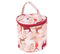 KIMISS Borsa portaoggetti per lavori a Maglia, Gancio Portatile, Accessori per Attrezzi da Cucito, Organizer per Ganci di Lana e Altre scorte, Grande Corsa, #-01, Kleines rundes Fass, Piccolo