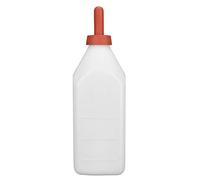 KIMISS Bottiglia per Latte per Vitelli con Capezzolo - Strumento Infermieristico Portatile da 4 Litri per Bovini, Design Facile da Pulire