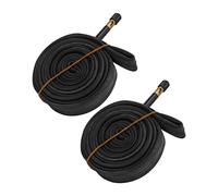 KIMISS Camera d'aria per Bici da 2 Pezzi in Gomma Butilica 700x23C con Valvola Americana da 48 Mm per la Sostituzione di Biciclette da Strada