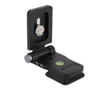 KIMISS Camera Pieghevole Universale L Staffa QR QR Plate Alluminio in Lega Verticale Switching Mount With con 1/4 Thread da 3/8 Pollici per Fotografia e Videografia Professionale
