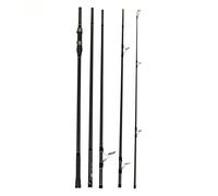 KIMISS Canne da Pesca da Viaggio Asta da Lancio Portatile Multi-sezione C per Pesca in Mare, Fiume e Lago - Canne Leggere e Facili da Montare per i Pescatori (3,9 m)