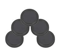 KIMISS Cappellino per Lenti Posteriori Cappuccetto di Plastica Durevole 5 Pc Neri per le Lenti OM Protezione Accessori di Stoccaggio a Prova di Polvere