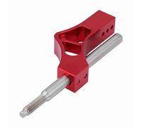 KIMISS Car in lega di alluminio e acciaio inox regolabile estensione leva in altezza (Rosso,)