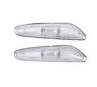 KIMISS Car Marker Lamp Indicatore di direzione Paralume destro e sinistro per E90 / E91 / E92 / E93 2006-2011(Trasparente)