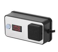 KIMISS Caricabatterie Doppio USB per Moto 12V con Display Digitale - Alimentatore Impermeabile per Telefoni, Tablet, GPS - Accessorio Universale per Moto e Bici Elettriche