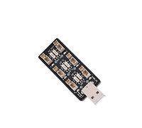 KIMISS Caricabatterie LiPo USB a 6 per Modelli da 2,5-4,35 V - Ricarica USB Efficiente con Indicatori LED