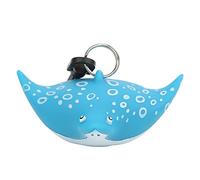 KIMISS Cartoon Fish Scuba Immersione per Bocchetto di Bocchetto, Supporto per Regolatore del Secondo Stadio con Clip (Blue DOT Ray)