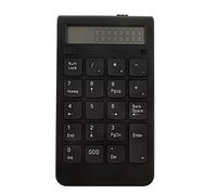 KIMISS Casa Wireless da 2,4 G con 29 Chiavi, Display LCD e Ricarica USB - Tastiera Numero Compatta per PC, Mac e