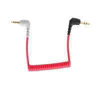 KIMISS Cavo a Spirale TRRS 3.5mm, Connettore Mic Angolato, per Uso | Versatile, facile da usare, compatibile con , perfetto per la registrazione