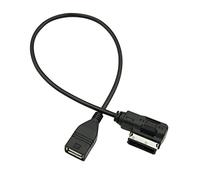 KIMISS Cavo adattatore AMI MMI AUX, interfaccia musicale USB AMI MMI AUX MP3 cavo adattatore per
