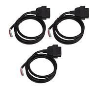 KIMISS Cavo Adattatore Femmina OBD2 a 16 Pin - Prolunga Diagnostica da 100 Cm per Progetti Automobilistici, Connettore a Filo Nudo Colorato