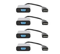 KIMISS Cavo Adattatore Hdmi a Vga Vga Femmina a Linea Hdmi Maschio 4 Pezzi Cavo Adattatore da Hdmi a Vga per Dvd Portatile per Ps3 X360 Box 1080P Video HDTV