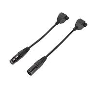 KIMISS Cavo da XLR a RJ45 - Adattatore da Spina e Riproduzione da 2 Pcs da 2 Pcs per il Controllo 512, Compatibile con Strip LED e Studio di Registrazione