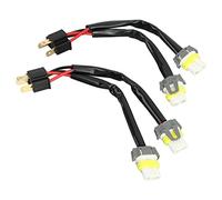 KIMISS Cavo di Filo Splitter di Fari Maschio H4 a Femmina 9003 9005 9006 Conversione per Camion a LED e Pickup - Adattatore di Cablaggi di Installazione Facile