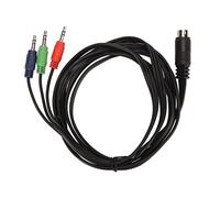 KIMISS Cavo Mini DIN a 3,5 Mm, Cavo Adattatore a 9 Pin per Altoparlanti HiFi e Strumenti Musicali, Connessione Plug and Play