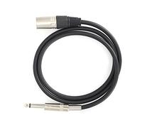 KIMISS Cavo Telefonico XLR Maschio a Jack TRS da 6,35 Mm per Applicazioni Professionali, Connettori Placcati in Oro, Interconnessione Bilanciata per Uso Sul Palco, per DJ e in Studio (XLR femmina 2m)