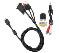 KIMISS Cavo VGA Ad Alta Definizione con Adattatore o per Dreamcast DC - Cavo VGA da 1,8 M con Conversione o - Collega la Tua Console DC a CRT, Monitor LCD e TV