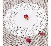 KIMISS Centrini Di Carta Pizzo Assorbenti Olio Per Cottura, 150 Centrini Monouso Per Stoviglie, Ideali Per Torte E Pasticceria