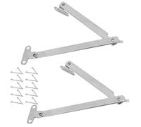 KIMISS Cerniera per il Coperchio e Puntone di Sollevamento dell'armadio - Supporto Durevole per la Porta dell'armadio 10 Confezioni per un Facile Accesso e Soluzioni di Archiviazione Migliorate