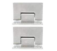 KIMISS Cerniera per Porta in Vetro Resistente di Alta qualità - Cerniere per Doccia a 90 Gradi da 2 Pezzi Morsetto in Acciaio Inossidabile Durevole per Cancello del Bagno - Cerniere per Porta in