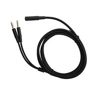 KIMISS Cfor OMPuter Adattatore per Cuffie Cavo per Cuffie di Ricambio Nero Bfor RAID Wire Oxygen Copper 2In 1 Adattatore per Cuffie o Cavo Adatto per Cloud Stinger