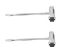 KIMISS Chiave a Bussola per Candele,Chiave a Bussola e Cacciavite per Motosega 2 Pezzi Chiave a T per Motosega Combo Chiave a Bussola Accessori per Attrezzi Giardino 13 X 19 Mm Chiave a Forma di T