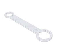 KIMISS Chiave Combinata per Asse, 22 Mm X 32 Mm, Attrezzo per Moto per la Rimozione Dell'asse Anteriore e Posteriore, con Superficie Lucida Cromata, Ricambio per FE 350 TE 300i 701 FC 450