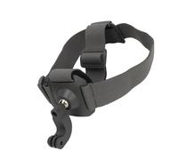 KIMISS Cinghia per Montaggio Sulla Testa della Action Camera - Cintura per la Testa Indossabile e Regolabile per Ciclismo, Corsa, Vlogging, con Rotazione a 360° e compatibilità Universale (GREY)