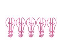 KIMISS Clamp/Holder di Carta a Forma di Lampadina Carine Aumentano la Resistenza Alla Ruggine Processo di Placcatura di Placcatura Clamp/Holder di Carta per la Scuola (PINK)