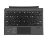 KIMISS Clavier Pro 7 3 Azerty Tastiera Portatile Wireless con Touchpad, Distanza 33 Piedi, Materiale ABS e PU, Nera per Pro 7+, 7, 6, 5, 4,