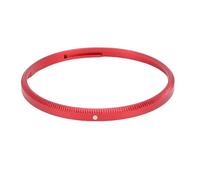 KIMISS Compatibile con Finiture Decorative Ottiche, Sostituisce con Dispositivo Portatile GR4, Ornamento Anteriore Ottico in Lega di Alluminio per Bloccare i Segni Sulla Superficie (rosso)