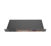KIMISS Condizionatore di Potenza e Sequenziatore - Controllo di Potenza a 10 Uscite per Uso Home Theater, Palco e in Studio con Porta USB, Display Digitale della Tensione (Spina europea)