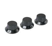 KIMISS Confezione da 3 Cappucci per Manopole di Controllo Volume e Tono per Basso, Cappelli Potenziometro di per Basso Elettrico, Installazione Semplice, Perfetti per la