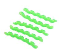 KIMISS Confezione da 5 Manicotti per Cavi a Spirale per Bicicletta, Copertura in Gomma Anti-attrito per Linee del e dei Freni - Facile da Installare e Protezione Decorativa (GREEN)